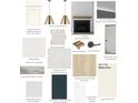 Selection of high-end finish options for a new home build, including flooring, lighting, and hardware at 3434 Kit Freeman Ln, Johns Island, SC 29455