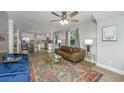 Comfortable living room with stylish decor and an open layout to the kitchen at 318 Hollywood Dr, Charleston, SC 29407