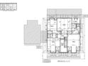 Upper level floor plan featuring four bedrooms, three bathrooms, a media room and open to foyer space at 3846 Delinger Dr, Mount Pleasant, SC 29466