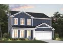 Charming two-story home with a covered front porch, white trim, a two-car garage, and a green lawn at 2000 Middleton Dr, Goose Creek, SC 29445