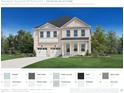 Exterior selections feature a two-car garage, Grizzle Gray door, and Galvalume metal roof at 2005 Sea Water Dr, Charleston, SC 29412