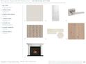 Interior selections featuring Sherwin Williams wall paint, a satin nickel Kwikset and Moroccan-tiled flooring at 2005 Sea Water Dr, Charleston, SC 29412