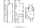 A detailed floorplan displaying the layout of each floor with dimensions for rooms and key features at 1204 Dingle Rd, Mount Pleasant, SC 29466