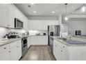 Modern kitchen featuring stainless steel appliances, and granite countertops at 139 Ancestry Ln, Moncks Corner, SC 29461