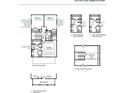 Layout of the second and third floors shows the bedrooms, bathrooms, and bonus room at 121 Cantona Dr, Summerville, SC 29483