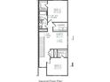 Second floor plan showing bedroom layouts with walk-in closets and laundry area at 237 Abercom Place Dr, Moncks Corner, SC 29461