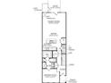 Detailed floor plan showcasing the layout of the first floor with kitchen, dining, Gathering room, and owner's suite at 141 Cantona Dr, Summerville, SC 29483