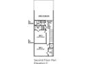 Second floor plan elevation C for the townhome includes bedrooms 2 and 3 at 147 Cantona Dr, Summerville, SC 29483