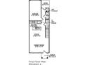 Layout of the first floor showing the Gathering room, dining, kitchen, and porch at 155 Cantona Dr, Summerville, SC 29483