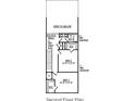 Detailed second floor plan showcasing bedrooms and bathroom layout at 159 Cantona Dr, Summerville, SC 29483