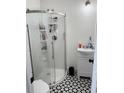 Bathroom featuring a glass-enclosed shower and modern fixtures at 2326 Kent Ave, North Charleston, SC 29405