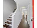 Entryway featuring hardwood floors and staircase at 2362 Parsonage Rd # 2G, Charleston, SC 29414