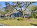 Inviting single-Gathering home with solar panels, a large yard, and a beautiful mature tree at 32 Monte Sano Dr, Hanahan, SC 29410