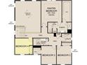 Second floor featuring Primary suite, three additional bedrooms, and convenient utility room for easy living at 5215 Cottage Lndg Dr, Summerville, SC 29485