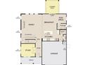 Thoughtfully designed first floor layout includes a study, open kitchen, and flex space for versatile living at 5215 Cottage Lndg Dr, Summerville, SC 29485
