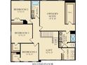 Second floor plan featuring bedrooms, including owner's suite, plus loft and laundry room at 513 Verdi Dr, Summerville, SC 29486