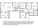 Detailed floor plan showcasing the layout of the two-story home at 1926 Grimball Rd, Charleston, SC 29412