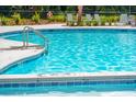Relaxing swimming pool with stainless steel handrails and a cool, refreshing ambience at 591 Red Monarch Way, Moncks Corner, SC 29461