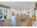 Spacious living room offers hardwood floors, comfortable seating, and an open layout at 1 Vendue Range # D, Charleston, SC 29401