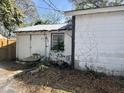 Backyard featuring a storage shed and plants at 1907 Helm Ave, North Charleston, SC 29405