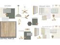 Image of interior selections with countertops, flooring, sinks, and light fixtures at 722 Minton Rd, Charleston, SC 29412