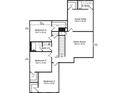 Second floor plan featuring 3 bedrooms, 1 game room, and 1 guest suite at 419 Cadbury Loop, Summerville, SC 29486