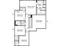 Second floor plan with dimensions featuring an Owner's Suite, game room, and 3 bedrooms at 419 Cadbury Loop, Summerville, SC 29486