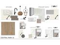 Selection of new home finishings including tile, fixtures and lighting for the Kitchen, Powder, and all the Bathrooms at 742 Minton Rd, Charleston, SC 29412