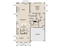 Detailed floor plan showcasing the layout of the first floor of the house with multiple rooms at 641 Cottage Landing Dr, Summerville, SC 29485