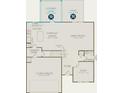 Layout of the first floor which includes a two-car garage, study, great room, and covered lanai at 123 Royal Cainhoy Way, Huger, SC 29450