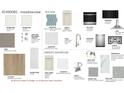 Interior selections including paint, flooring, cabinets, backsplash, countertops, and fixtures at 717 Rumbling Leaf Ln, Summerville, SC 29486