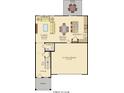 First floor plan featuring a Gathering room, dining room, kitchen, powder room, and a 2-car garage at 123 Moscato Ln, Summerville, SC 29485