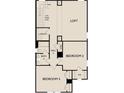 Second floor plan featuring loft, two bedrooms, bathroom, and utility room at 706 Rumbling Leaf Ln, Summerville, SC 29486