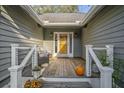 Inviting front porch with stylish seating, charming decor, and a warm, welcoming ambiance at 1141 Ambling Way, Mount Pleasant, SC 29464