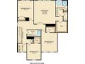 Second floor floor plan including bedrooms, baths and walk in closets at 544 Richfield Way, Summerville, SC 29486