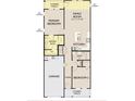 This property features a spacious layout with a Gathering room, kitchen, two bedrooms, primary bath, and garage at 945 Dusk Dr, Summerville, SC 29486