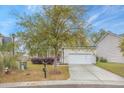 Charming single-Gathering home with a two-car garage, mature tree, and well-maintained landscaping at 9684 Pebble Creek Blvd, Summerville, SC 29485