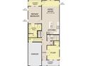 This floor plan includes a primary bedroom, study, kitchen, and Gathering room on the first floor at 943 Dusk Dr, Summerville, SC 29486