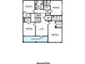 Layout of the second floor including bedrooms, bathrooms, and a loft area at 1679 Cultivation Ln # 459, Mount Pleasant, SC 29466