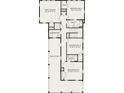 Upstairs floor plan features bedrooms, baths, rec room, and balcony at 343 Simone Dr, Daniel Island, SC 29492