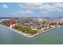 Gorgeous aerial view of the surrounding cityscape, showcasing proximity to water and lush greenery at 1 King St # 209/210, Charleston, SC 29401