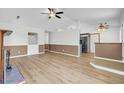 Spacious living room with updated flooring and open layout, ideal for entertaining at 213 Braly Dr, Summerville, SC 29485
