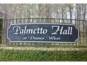 Elegant Palmetto Hall at Dunes West community sign with lush greenery at 1537 Sweet Myrtle Cir, Mount Pleasant, SC 29466