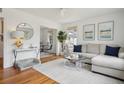 Inviting living room with hardwood floors, a stylish sofa, and decorative accents throughout at 85 Colleton Dr, Charleston, SC 29407