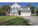 Charming two-story home with a well-maintained lawn and attached two-car garage, perfect curb appeal at 1909 Royal Empress Ct, Charleston, SC 29414