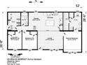 Detailed floor plan showcasing a spacious 3-bedroom layout, 2 bathrooms, and open-concept living spaces at 142-11 Donald Ln, Bonneau, SC 29431