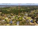 Expansive aerial view showcases the property's location near Charleston Int Airport and Charleston Peninsula at 4029 Gift Blvd, Johns Island, SC 29455