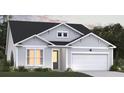 Charming single-Gathering home with gray siding, white trim, and a two-car garage at 457 White Magnolia St, Moncks Corner, SC 29461