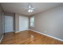Neutral bedroom offers great natural light and features a closet with sliding doors at 100 Nighthawk Ln, Summerville, SC 29485
