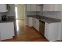 Modern kitchen featuring stainless steel appliances and granite countertops at 136 Tall Pines Rd, Ladson, SC 29456